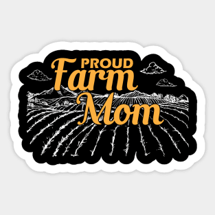 Proud farm mom Sticker